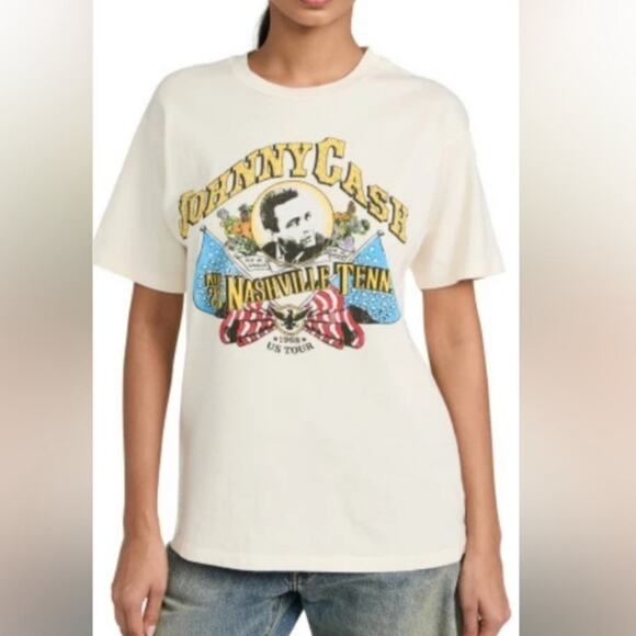 Womens Daydreamer Johnny Cash Tee Size 2X - Picture 1 of 8